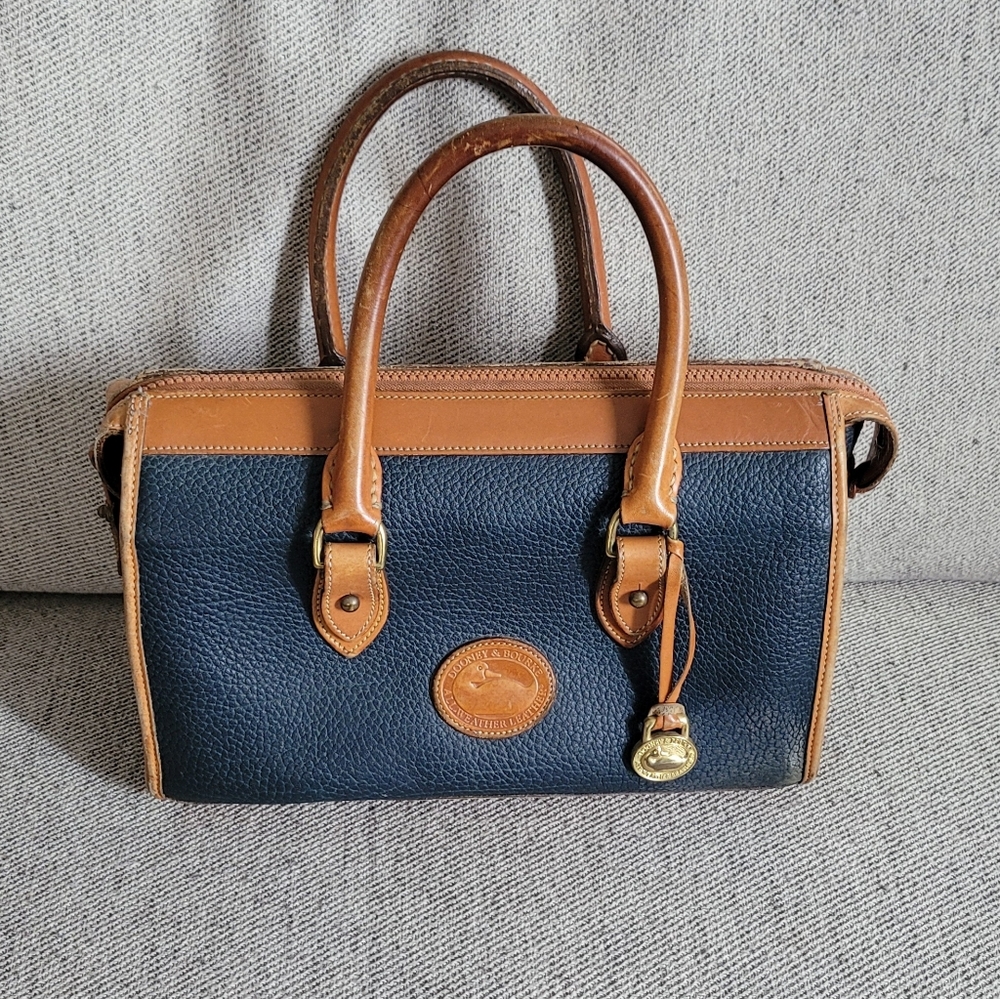Vintage Dooney & Bourke Leather Satchel Bag